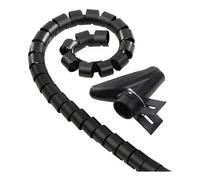 Passacâbles Hama 00220997 Tube Flexible À Spirale Noir