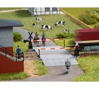 Passage À Niveau À Voie Unique Et Barrière N Gauge Auhagen 44637