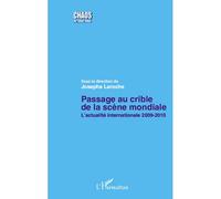 Josepha Laroche – Passage au crible de la scène mondiale – Broché