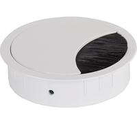 Passage-câble BACHMANN rond blanc Ø 80 mm
