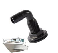 Passage de bord - ABS 8,2 x 5,1 cm 0,75 pouces | Connecteur de vidange | Raccord de vidange marine | Bouchon de vidange pour bateau yacht accessoires équipement pièce Set Pro