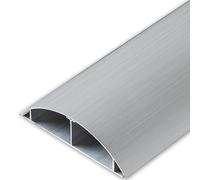 Passage de Cable Au Sol en Métal de 1m en Alliage D'aluminium, Passe Cable Exterieur pour L'extérieur, Idéal pour Le Salon Ou Le Bureau(XX-Large)