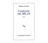 Passage de Milan - - Michel Butor - Minuit - Livre