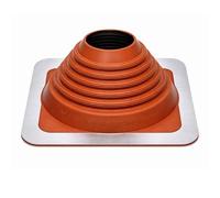 Passage de toit en silicone, résistant à la température jusqu'à 260 °C, bride de toit flexible pour tuyaux et conduits