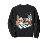 Passage des Lutins Noël Père Noël Lutin Renne Neige Sweatshirt