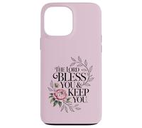 Passage du Verset biblique Numéros 6:24 « May The Lord Bless You & k Coque pour iPhone 13 Pro Max
