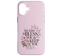 Passage du Verset biblique Numéros 6:24 « May The Lord Bless You & k Coque pour iPhone 16 Plus