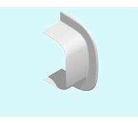passage murale - pour goulotte de climatisation - 90 x 60 mm - blanc - iboco 06827