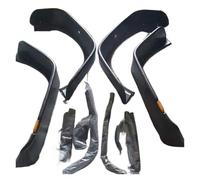 Passage Roue Voiture pour Jeep pour Wrangler JK 2007-2017 Sourcils De Roue d'avion J094 Garde-Boue d'avion ABS Élargisseur D'aile avec Clignotant Sourcil Roue Extérieur