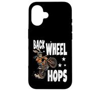 Passages de Roue arrière Trial Rider Pratique drôle équitation Moto Coque pour iPhone 16