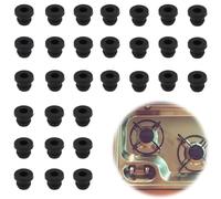 Passages en Caoutchouc, Pieds en Caoutchouc Antirouille, Bouchons en Caoutchouc de Protection, pour Réchaud de Camping-Car, Compatible avec Les Barres de 5 mm de Dometic, Smev et Thetford 30 Pièces