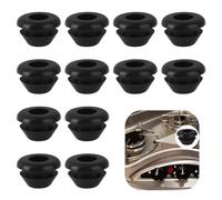 Passages en Caoutchouc pour Dometic Smev Thetford Réchaud de Camping Car | 12 Pièces Pieds en Caoutchouc, Bouchon Embouts Caoutchouc Support Les Barres de 5 mm, Accessoires de Cuisine Noir