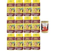 Passalacqua caffè Cremador, macinato, Caffè Macinato, caffe' italiano, Caffè Macinato, Italian Café moulu, convient pour cafetière Moka, Lot de 12x 250g + Italian Gourmet polpa 400g