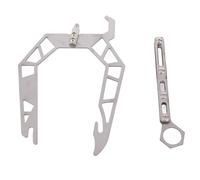 Passant de câble d’amarrage de type U, crochet de quai en acier inoxydable avec guide de câble en alliage d’aluminium, kit de tensionneur de cordage pour bateaux, yachts, kayaks et (Version normale)