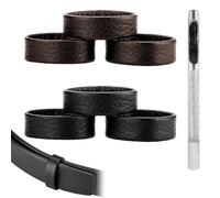 Passant De Ceinture, 7 pièces Passants De Ceinture En Cuir De Couleur, Morceaux De Passant De Ceinture, Passants De Ceinture, pour ceintures de 3,2 à 3,6 cm de large, Équipé d'une perforatrice.