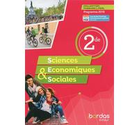 Passard & Perl SES 2de 2019 Manuel élève - Cédric Passard - Bordas - broché - Scolaire / Universitaire