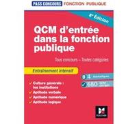 Pass'Concours - QCM d'entrée dans la fonction publique - Révision et entrainement 8e édition Anne Ducastel (Auteur)