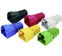 Passe-câble anti-pliage, Ø de câble 6.30 mm Telegärtner 100001089 RJ45 Protection anti-pliure gris clair (RAL 7035)