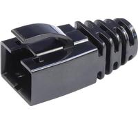 Passe-câble anti-pliage avec loquet de protection BEL Stewart Connectors 39200-838 RJ45 noir