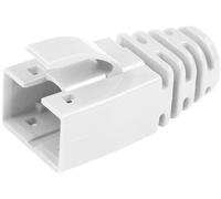 Passe-câble anti-pliage avec loquet de protection BEL Stewart Connectors 39200-844 RJ45 blanc