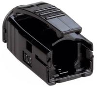 Passe-câble anti-pliage pour connectique RJ45 Metz Connect 1401008202-E RJ45 noir