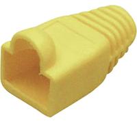 Passe-câble anti-pliage pour RJ45 mâle TRU COMPONENTS 1582531 RJ45 Protection anti-pliure jaune