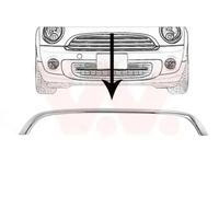 Van Wezel Autoparts - Baguette et bande protectrice, grille de radiateur - 0508518 - 1x