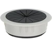 Passe Cable Bureau Passe-câbles De Bureau, 2 Pièces, Œillets Pouces Dans Le, La Table Et Les Meubles for Couvercle Des Trous, Passage Fils(Grey)