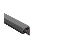 Passe Cable Chemin de câbles adhésif Invisible 15mm 3.0M/5M, Protecteur Cordon Anti-Marche, Couvercle Fil Souple avec Capuchon for Usage Mural, à Domicile et au Bureau(Gray Trapezoid,5M)