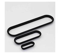 Passe-câble de bureau 4PC Table en plastique Tableau de câble Overle Couvercle de bouchon ovale for Pc Bureau Titulaire de l'armoire Vent Vent Trou Décor Poignée Hardware Meubles de meubles