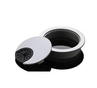 Passe-câble de bureau 50-80 mm, cache-fil, organiseur de câbles, boîtier d'enfilage for table de bureau, port de sortie(60mm 5pcs)