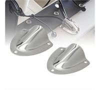 Passe-câble INOX Marin avec Capot ventilé - Sortie de câble Bateau en Acier Inoxydable 304, pour câbles et tuyaux, Tailles au Choix