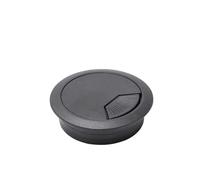 Passe Cable Lot de 1 à 5 œillets ronds for câbles d'ordinateur bureau, 50/60/80 mm, en plastique, for cache-câbles(Black 80mm,3pcs)