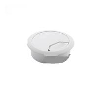 Passe Cable Lot de 2 œillets for câbles bureau, cache-câbles for ordinateur, organiseur en plastique, 50/53/60/80 mm(WHITE,53mm)