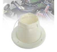 Passe-câble Marin pour Bateau - Soufflet de Protection pour câbles de Direction au Tableau arrière et conduites de Carburant (Blanc, diamètre intérieur 112 mm)