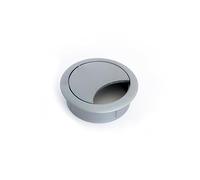 Passe-câble Plastique 60mm argenté