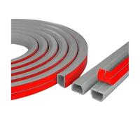 Passe Cable Protecteur de câble Auto-adhésif, Manchon en Arc 3.0M, Protection Anti-Extrusion, Conduit câblage for la Maison et l'extérieur, Organisateur Fil(A-Grey)