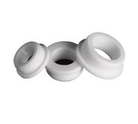 Passe-câble rond creux en caoutchouc silicone de 33 mm à 98,6 mm avec joints toriques et joints d'étanchéité.(White,A33.3(E22mm)-5pcs)