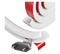 Passe Cable Sol 1 Canal de Gestion Cordon 1/2/3/5/10 m, Cache-Fil décoratif Invisible, Protecteur Anti-Marche, Chemin câble adhésif(3.0Meters)