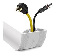 Passe Cable Sol Cache Cable Sol Auto-Adhésif 1M Cache Cable Sol Facile à Couper pour la Maison, Le Bureau, l'École, Les Concerts