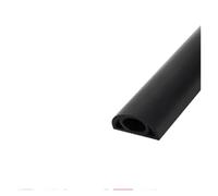 Passe Cable Sol Couvercle de Cordon de Sol, Protecteur de Cordon Auto-adhésif, Protection de Conduit de câblage d'extension, Fente de Fil, correcteur de câble, Organisateur de Cache(D20 Black)