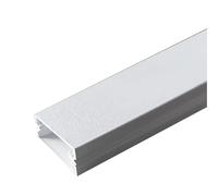 Passe Cable Sol en Alliage D'aluminium,Fixation par Clips, Plusieurs Tailles Disponibles, Goulotte Passe Cable pour La Maison, Le Bureau(White,2x1cm/0.78x0.39in)