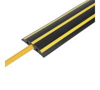 Passe Câble Sol,Pont de Câble pour Câble de Chargement de Voiture électrique Type 2,Passage Plancher,Liégeable Goulotte de Sol,Prévient Les Accidents (3m)