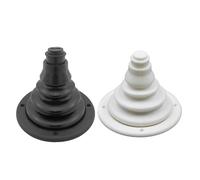 Passe-câble universel pour pare-feu, bateau, moteur, bateau, bateau, bateau, bateau, cheminée, gainet, câble d'accélérateur, 120 mm, manchon en caoutchouc (noir)