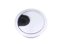 Passe Cable Zinc Alloy 50/53/60/80mm Desk Wire Hole Cover Round Cable Organizer Computer Thread Table Line Covers Decor Hardware(Polish Finish,1pcs,80mm)