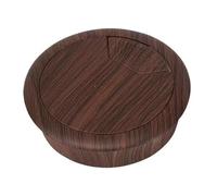 Passe-câbles de bureau, cache-trou de câble de bureau, 2 pièces 50/60 mm for table de bureau en plastique grain de bois, cache-trou de câble for ordinateur de bureau, fil rond, matériel for œillets de