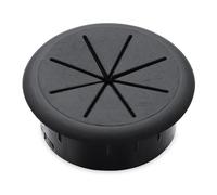 Passe-câbles de bureau, Lot de 8 œillets de câble de bureau 50/60 mm for organisateur de câbles et câbles de mobilier de bureau(Black,50mm)