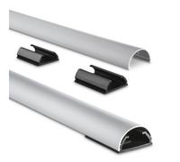 Passe-Câbles - HAMA - Aluminium Argenté - 110x3,3x1,8 cm - Intérieur - Adhésif
