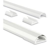 Passe-câbles Hama (L x l x H) 1.1 m x 33 mm x 18 mm 1 pc(s) blanc
