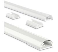 Passe-câbles Hama (L x l x H) 1.1 m x 33 mm x 18 mm 1 pc(s) blanc